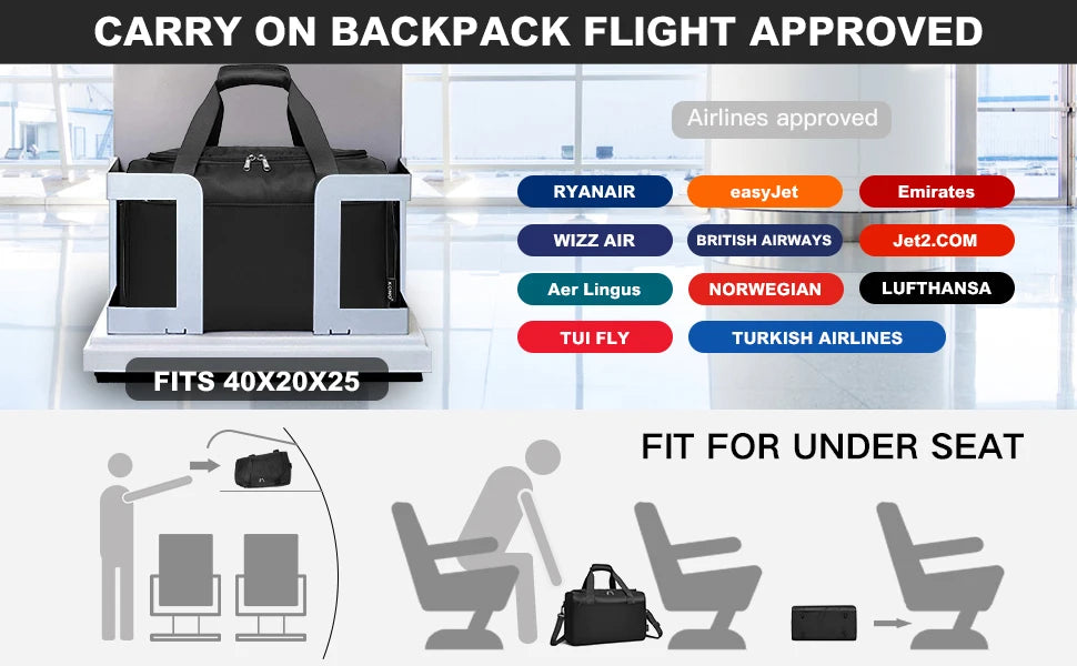 Handbagage Trolley Set – Geschikt voor Ryanair